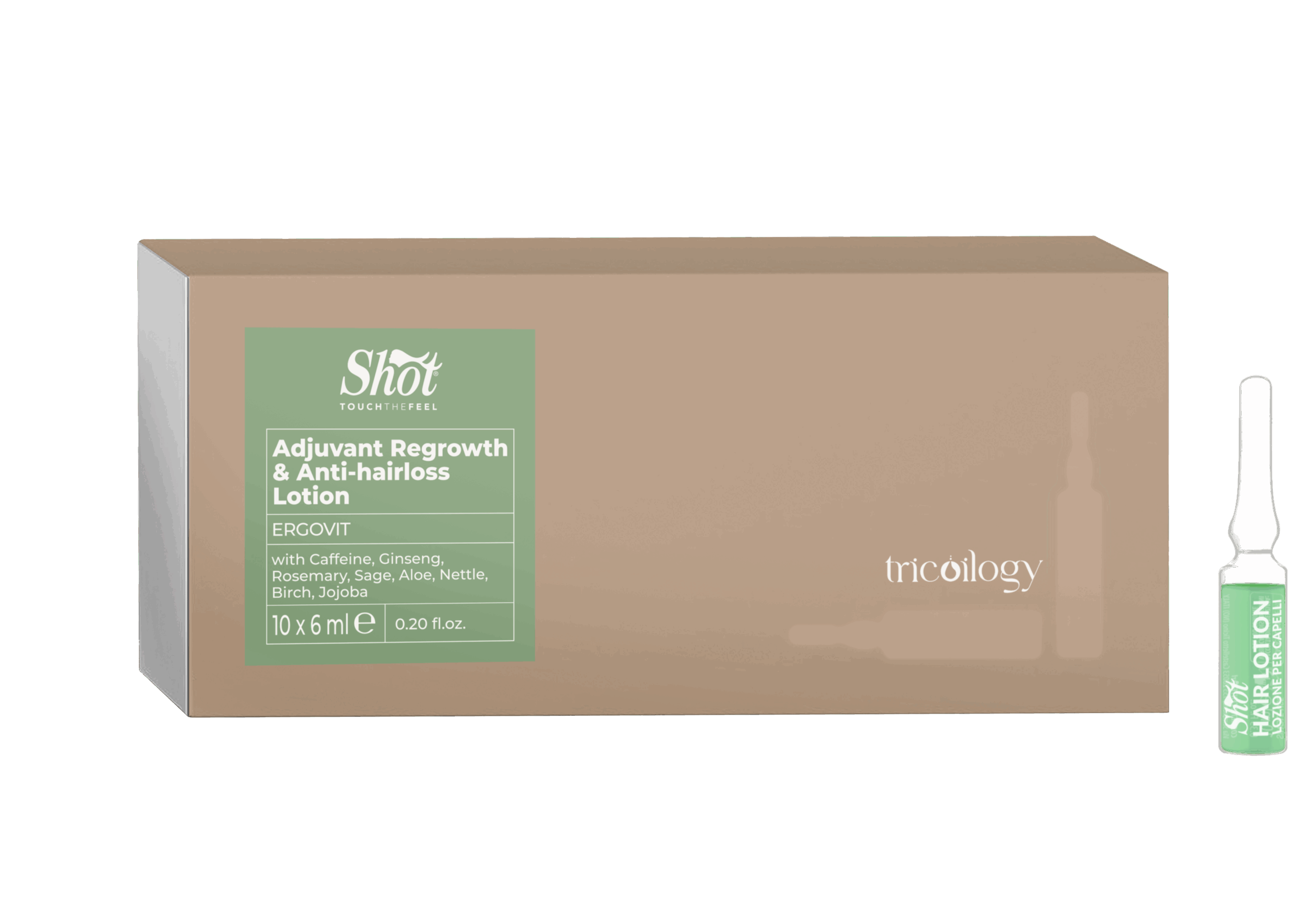 Ampułki przeciw wypadaniu włosów Ergovit Shot 10x10ml