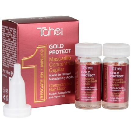 BOTANIC ACABADO – GOLD PROTECT – Maska do włosów farbowanych ampułka 2 x 10 ml