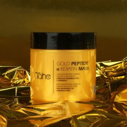 GOLD PEPTIDE – KERATIN MASK – Maska multipeptydowa do włosów zniszczonych 400 ml - obrazek 2