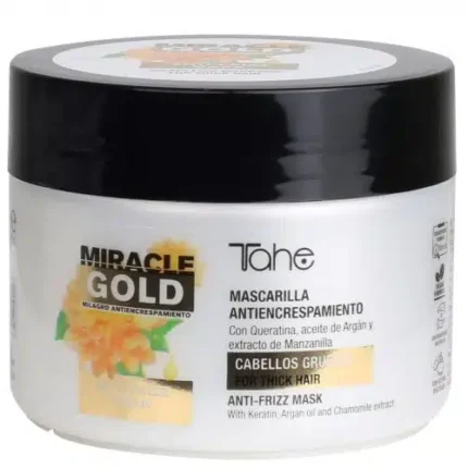 MIRACLE GOLD ANTI FRIZZ Maska do włosów grubych i puszących się 300 ml