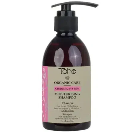 ORGANIC CARE CHROMA SYSTEM – MOISTURISING SHAMPOO – Szampon nawilżający do włosów farbowanych z kwasem hialuronowym, keratyną roślinną i witaminą C 300 ml