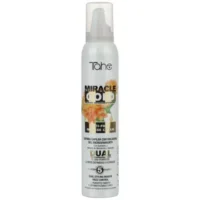 MIRACLE GOLD ANTI FRIZZ DUAL MOUSSE Pianka przeciw puszeniu się włosów do wygładzenia i stylizacji loków 200 ml