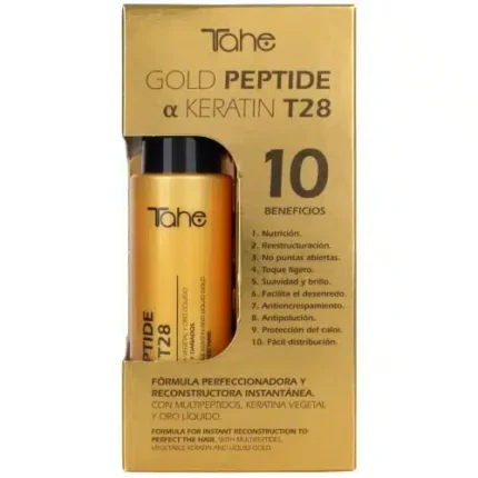 GOLD PEPTIDE – SERUM T28 – Serum multipeptydowe do włosów zniszczonych 100 ml - obrazek 2